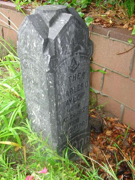 Taylor headstone